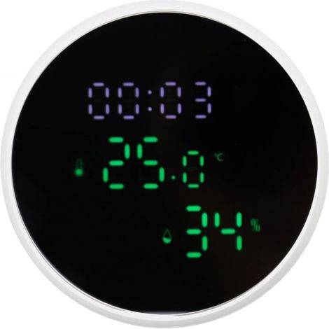 Thermomètre hygromètre WiFi, capteur Intelligent de température et d'humidité Haute précision, contrôle Vocal, Moniteur de température et d'humidité pour la Maison et Le Bureau (1/5)