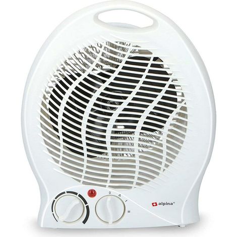 Caldobagno Potenza 2000 Watt con Termostato Regolabile Bianco Caldo Freddo (1/5)