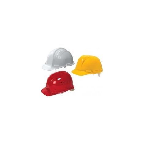 Casco de obra con diadema ajustable blanco - Outifrance