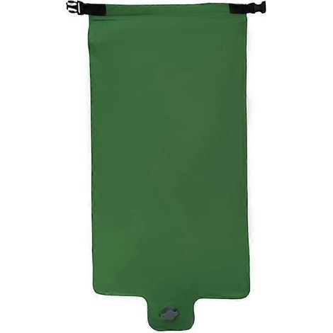 Aufblasbare Campingtasche, wasserdichte Bodenmatte, Pumpe mit grünen Düsen (1/5)