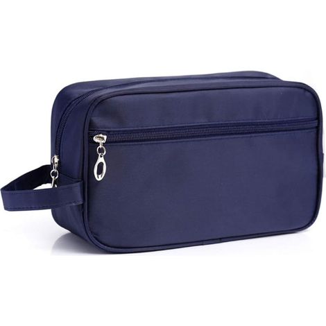 Trousse de toilette de voyage pour homme (bleu foncé),