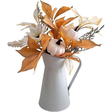 Décoration de table pour Thanksgiving avec des branches de citrouille artificielles et Halloween (1/5)