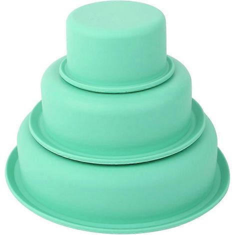 Moule à gâteau en silicone à plusieurs étages, plaque à pizza, moule rond à faire soi-même