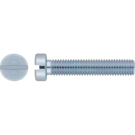CHAVESBAO tornillo zincado cabeza cilindrica din 84 4x35 , Tornillo zincado cabeza cilíndrica DIN 84 4 × 35 mm (1.000 unidades), un tornillo de acero de alta resistencia, ideal par