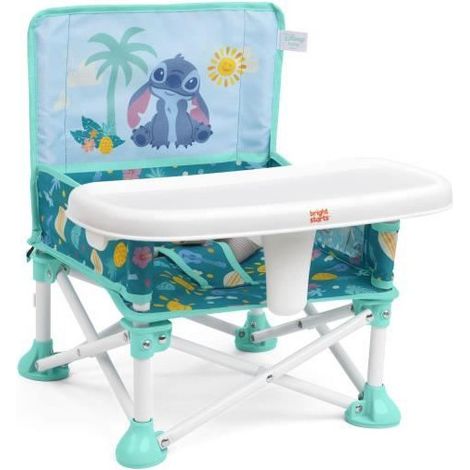 DISNEY BABY - STITCH - Rialzo per sedia pieghevole, Leggero e facile da pulire, Borsa per il trasporto inclusa