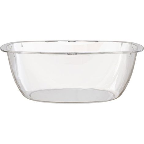 Lavabo en plastique Transparent, lavage multifonctionnel du visage, vaisselle à linge pour la maison, dortoir, taille M. (1/5)