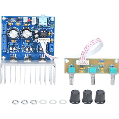 Amplificateur Audio TDA2030A - 2.1 Canaux - Interface Stéréo 3.5 mm - Alimentation CA 12 V - Carte de Puissance (1/5)