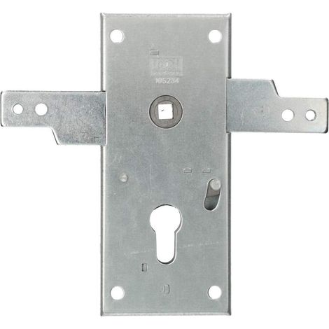 Kotarbau – Serrure de garage en acier 60 mm – Cylindre profilé pour portail basculant – Résistante à la rouille et aux chocs – Installation facile sur bois et métal
