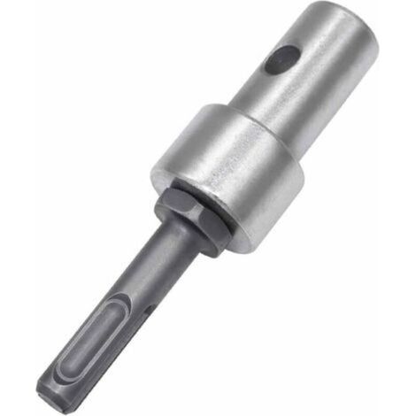 Tarière électriqueTarière adaptateur de perceuse électrique, 10,4 cm de longueur, mandrin de perceuse sans clé, tige ronde pour visseuse à percussion