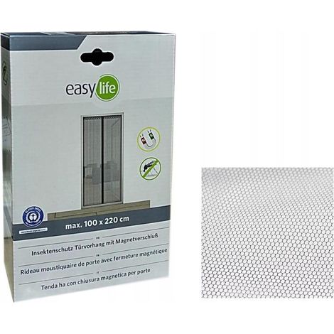 Tenda easy-life magnetica antracite 100x220 cm