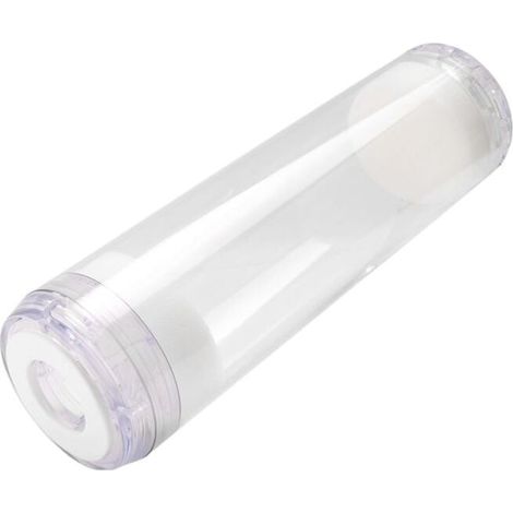 1 boîtier de filtre à eau 10 pouces, transparent, vide, réutilisable, compatible avec cartouches rechargeables standard (1/4)