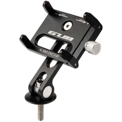 PA Support de téléphone de vélo en alliage d'aluminium antiderapant, pour téléphone de 3,7 pouces à 7,2 pouces (1/4)
