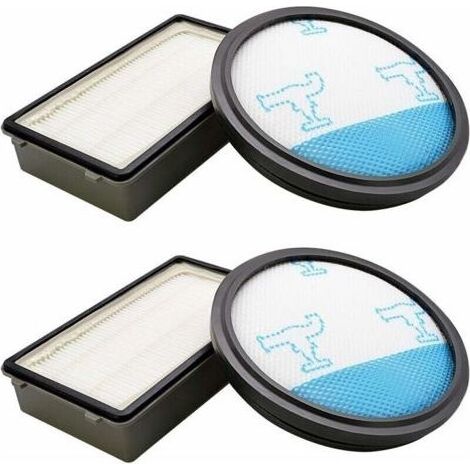 Aspirateur Rowenta Filtres pour Les Aspirateurs Rowenta RO3753EA RO3731EA RO3786EA Moulinex Tefal Compact Power Cyclonic (Alternative à ZR005901) 2 Kits (1/5)