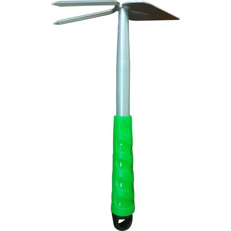 pluvia jardin mini almocafre de mano con 2 puas con mango a13