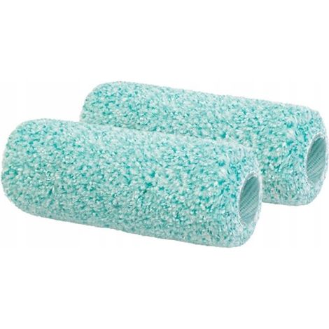 MOTIFS 2X ROULEAU À PEINTURE PANIER FIBRE VERTE 10CM / 10MM 030 640