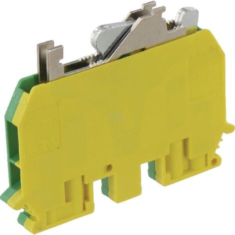Morsettiera di protezione a 4 fili 0,14-6 mm2 verde-giallo UT 4-quattro-PE 3044597 (1/2)