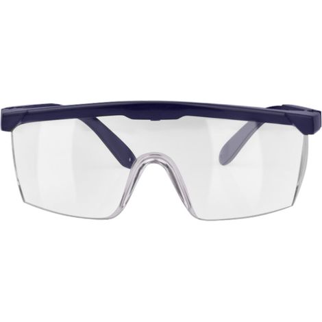 Lunettes de protection anti-buée, anti-poussière et étanches avec verres transparents - Modèle bleu foncé pour porteurs de lunettes de vue (1/5)