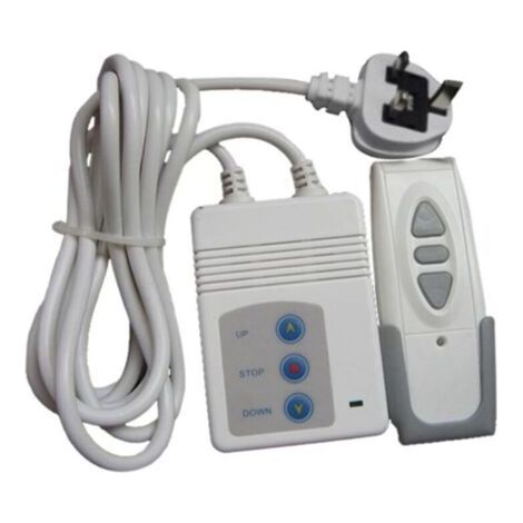 Télécommande 433 MHz pour Écran de Projection, Rideau Électrique, Sans , Commutateur, Récepteur, Prise Britannique (1/4)