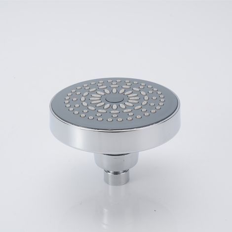 petite pomme de douche rotative à 360 degrés, douche de pluie en plastique ABS, finition chromée, économie d'eau, salle de bain (1/5)