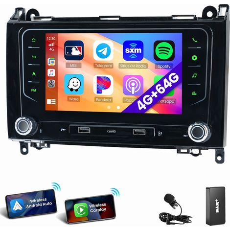 Carplay Pour Benz B Klasse/Vito W169 W639 W245 Autoradio Android 15 GPS RDS WiFi 4+64G DAB (1/5)