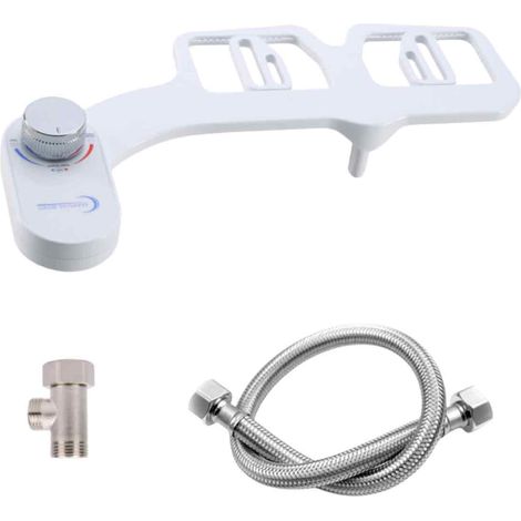 1 Abattant de toilette avec bidet, double buse, réglage pression, installation facile, pour salle de bain(Troisième trimestre : septembre) (1/5)