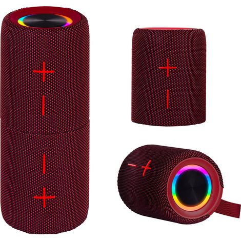 Trevi XR JUMP ALTOPARLANTE 2×10W WIRELESS MICRO SD AUX-IN IPX5 XR 8A44 DOUBLE ROSSO (1/4)