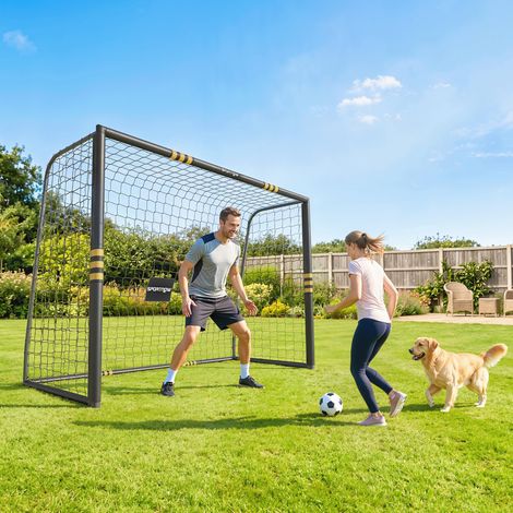 But de Football avec Mousse de Protection 3 x 2 m Jaune (1/5)