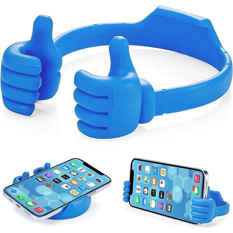 (bleu) Support De Tlphone De Bureau, Support De Tlphone Universel Flexible Pour Tablette, Support De Smartphone Pour Iphone Ipad Et Plus