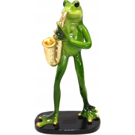 Grüne Saxophonisten-Froschfigur ALS GESCHENK (1/5)