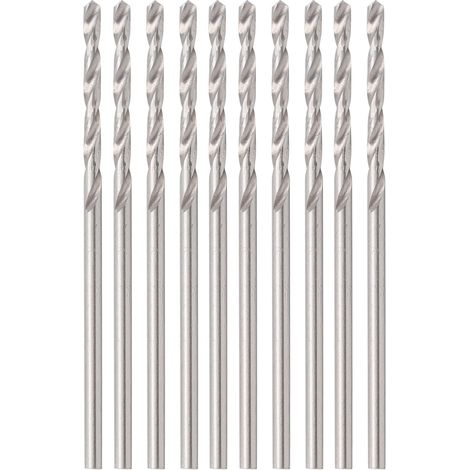 10 forets hélicoïdaux à tige droite pour la fabrication de bijoux, perles et autres accessoires de perçage (1,65 mm) (1/5)
