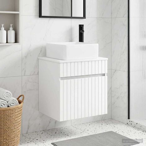 Vanidad de lavabo montada en la pared  49 x 41 x 63 cm