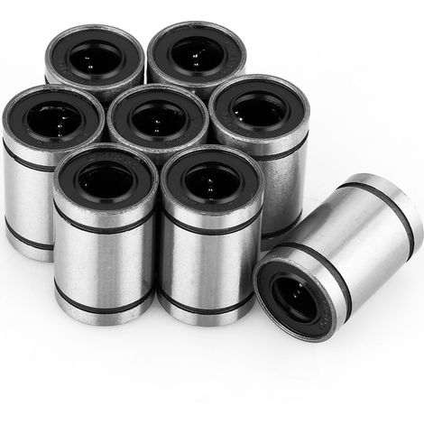 Satz mit 8 LM10UU 10mm Linearkugellagern für 3D-Drucker-CNC-Teile