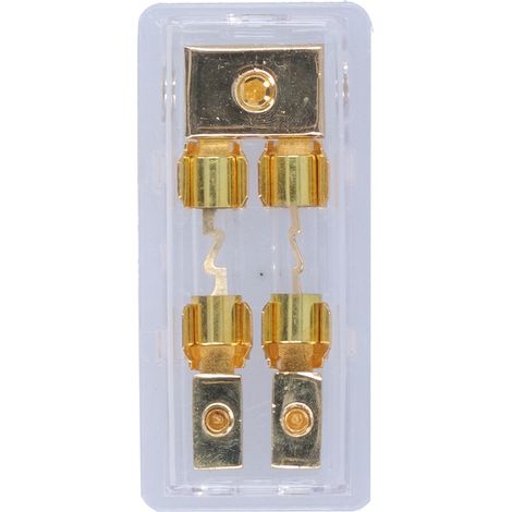 Bloc de distribution d'alimentation avec porte-fusible 1x0GA entrée/2x4GA sortie, protection électrique pour autoradio audio (1/5)