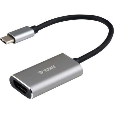 Adaptateur TV - Yenkee 45014213 - USB-C - HDMI - Couleur Gris