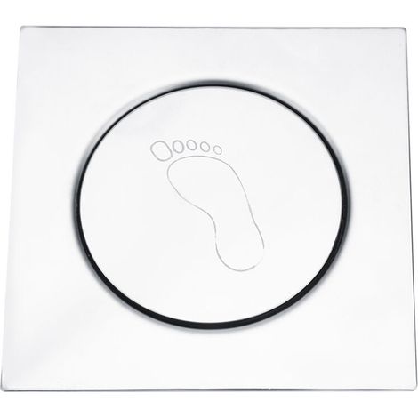 Drain de sol à pédale en acier inoxydable, pour salle de bain, toilettes, garage, sous-sol (2) (1/5)