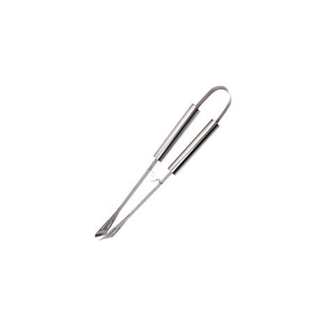 PINZA IN ACCIAIO INOX PER BARBECUE CON MANICO ALLUMINIO- - lunghezza cm.35 - 2 pezzi LAPILLO