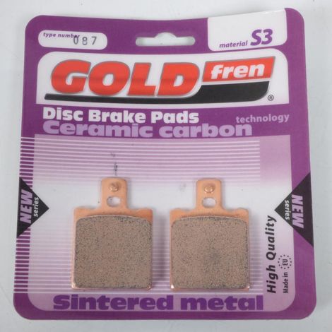 Bremsbelag gold fren für Motorrad cagiva 125 wmx 1982 bis 1986 av