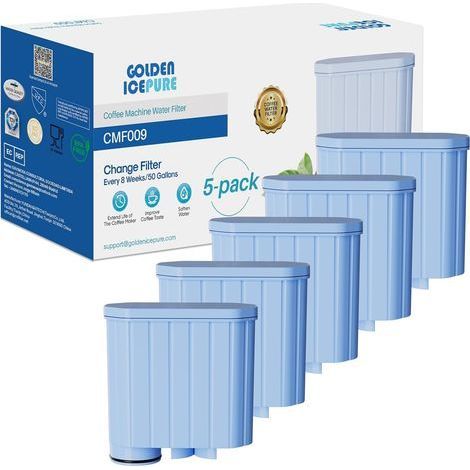 5 Pièces Filtre à eau, Compatible Philips Aqua Clean, Saeco, Gaggia, Réduction calcaire, Pour machine café (1/5)