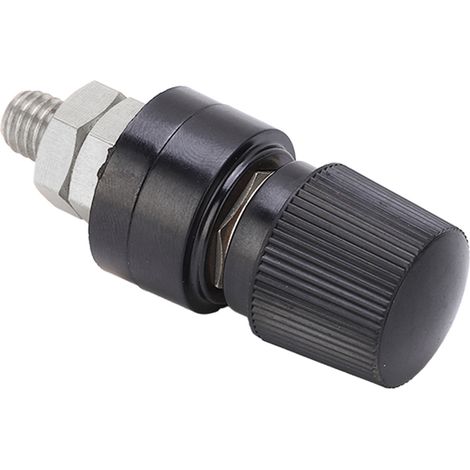 Lot de 5 bornes à vis M8 en laiton nickélée pour onduleur et machine à souder, connecteur de terminal compact (1/5)
