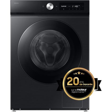 Samsung BESPOKE AI WW11DB8B95GBU3 Lavatrice carica frontale Quickdrive 11Kg 1400 giri Classe A nera (1/8)
