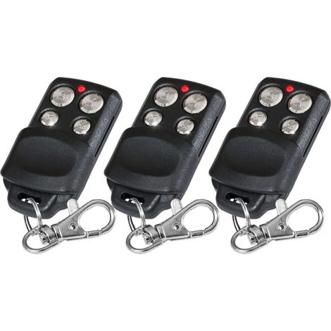 Lot de 3 télécommandes de rechange à code tournant 433.33 MHz Lot de 3 télécommandes de rechange de qualité supérieure. (1/5)