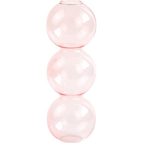 Jarrón hidropónico de cristal de 17 cm / 22,5 cm – blanco, verde, naranja, azul, gris, dorado, rosa (1/5)