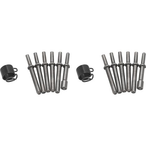 14 Pieces Air Pneumatique de Lissage Ensemble D'Outils Marteau Rivet (1/5)
