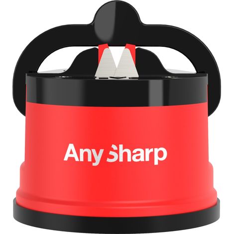 Aiguiseur de Couteaux, Sécurité Mains Libres, Ventouse PowerGrip, Aiguise en Toute Sécurité Tous les Couteaux de Cuisine, Idéal pour l'Acier Trempé (1/5)