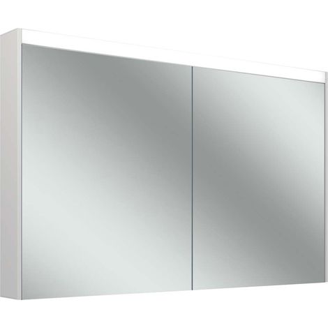 Armario con espejo Schneider OBJECT Line Comfort LED, 2 puertas