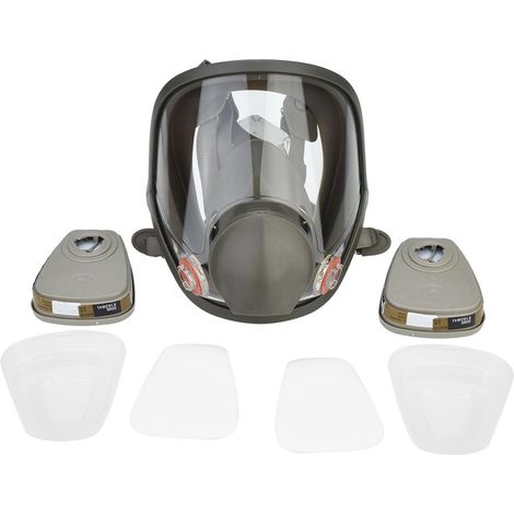 Full Face Respirator Set Cover Facepiece Gas Mask for Painting Welding Disinfection