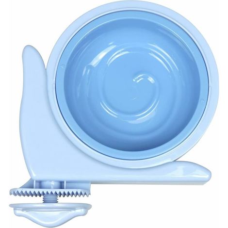 Bol pour Chien, Bol pour Chat Amovible Multifonctionnel 2 en 1, Bol de Distributeur d’Aliment en Plastique pour Chien, Bol à Eau Suspendu pour Chat, Chien, Oiseau, Lapin (Bleu) (1/5)