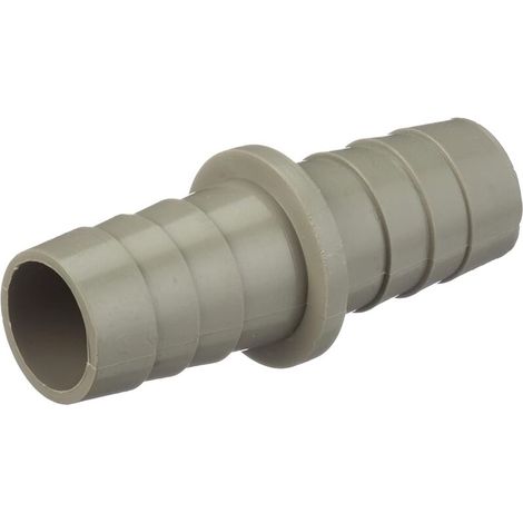 Raccord pour tuyaux d' écoulement (pour tuyaux de lavage et de vidange pour lave-vaisselle, comprenant 2 colliers de serrage, raccord pour tuyau de vidange) Argent, Droit