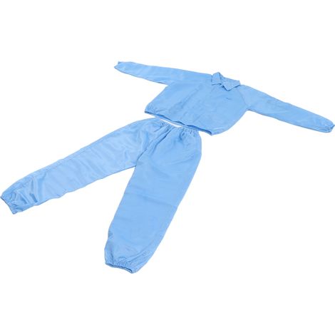 Combinaison de Protection ESD en Polyester pour Atelier, Vêtement de Travail Propre avec Fermeture Éclair, Adapté à la Microélectronique (1/5)