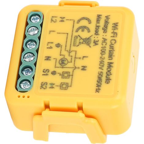 Interrupteur de rideau électrique WiFi avec commande par application et fonction minuterie (1/5)